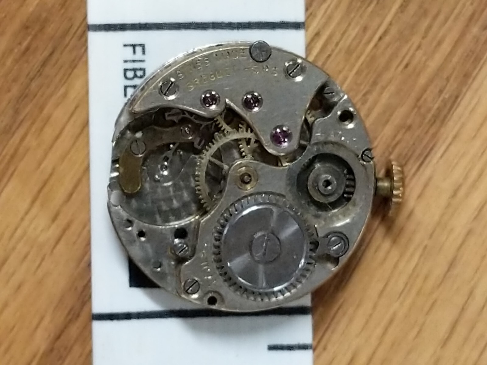 Antique Breguet HSPG military watch movement for parts