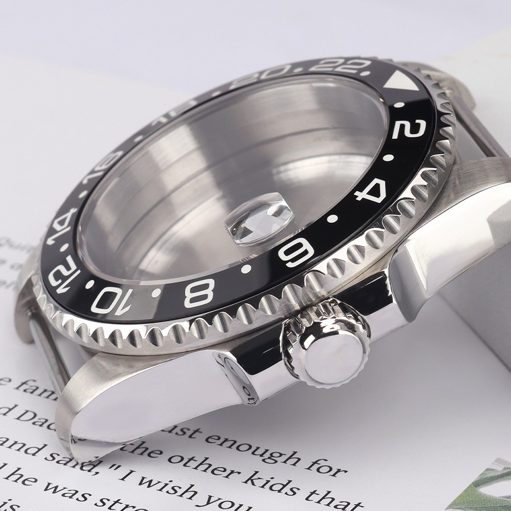 Sapphire Crystal NH35 Watch Case 40mm Steel For NH35 NH34 NH36 NH38 28.5mm Dial