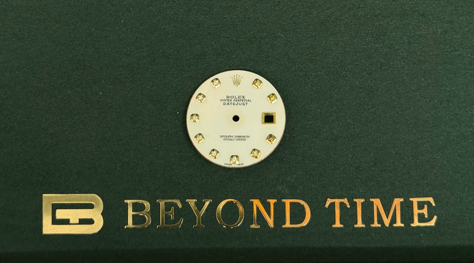 36mm Custom Natural Diamond Marker Dial for Datejust Models