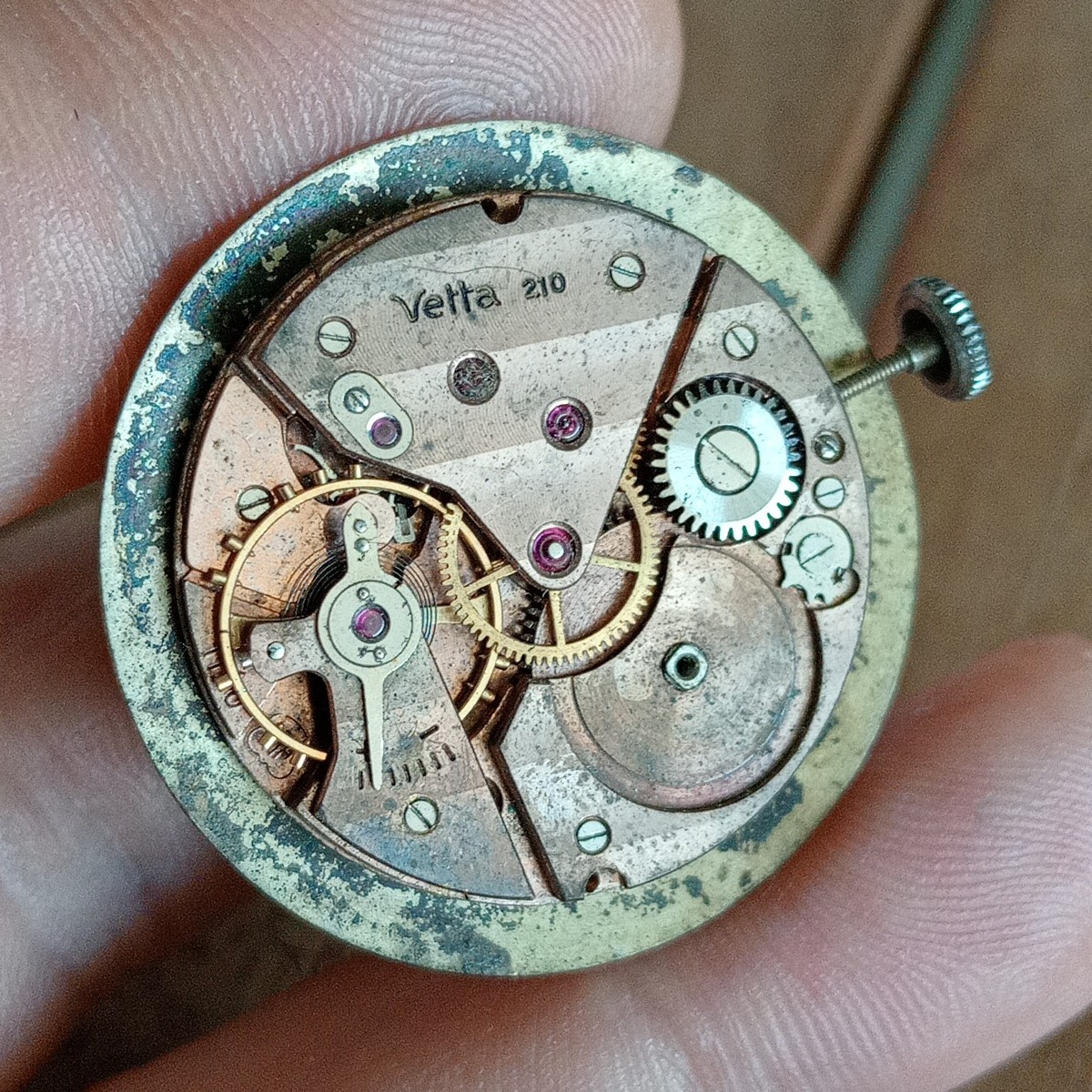 Vintage Top 210 Watch Movement Parts For Spare Part / No Work Overhaul.