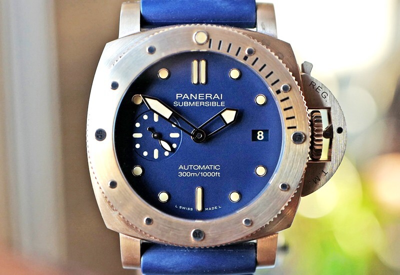 PANERAI PAM 1074 SUBMERSIBLE BRONZO AUTOMATIC DATE ABISSO 42mm PAM01074