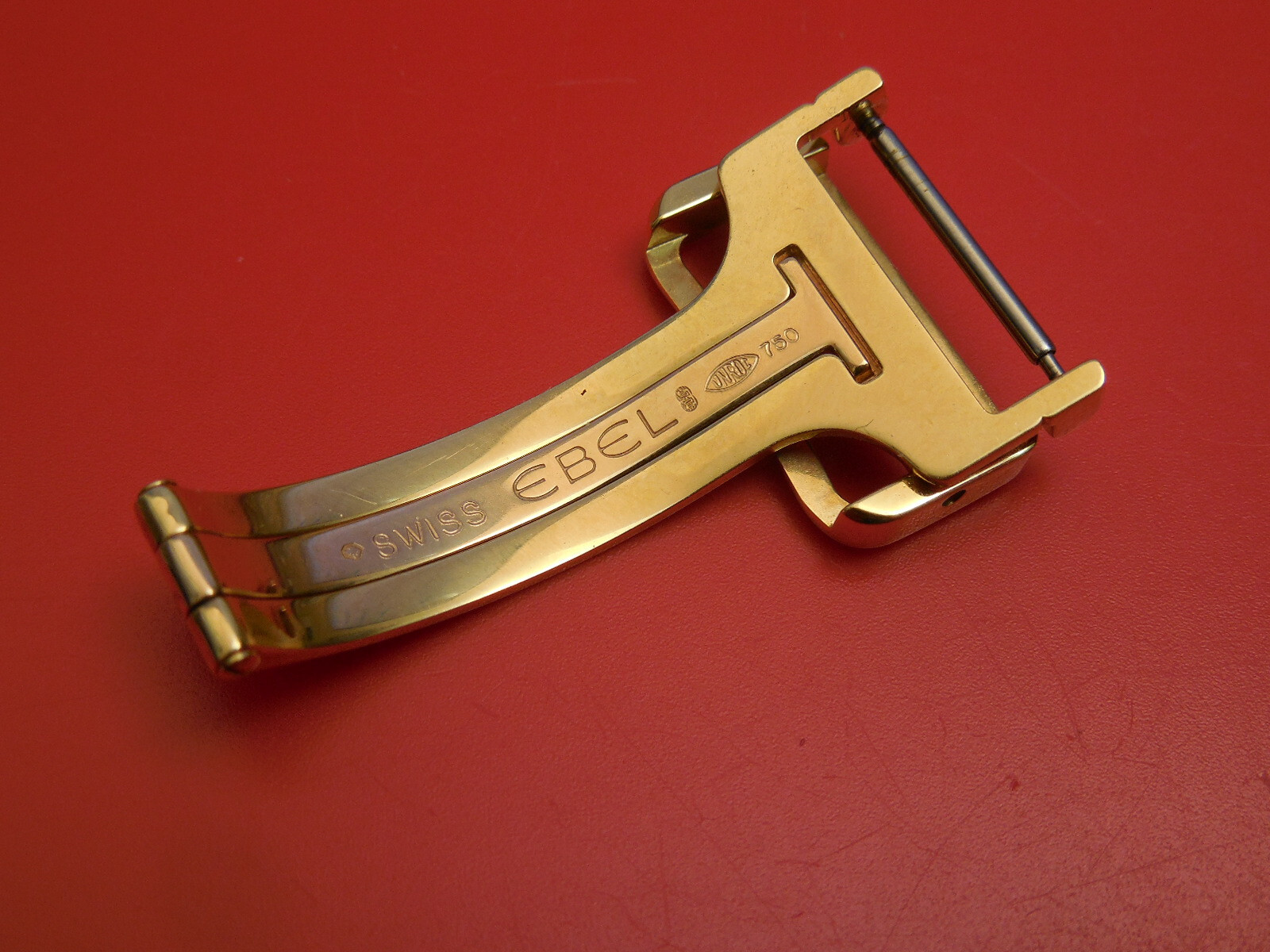 EBEL SOLID 18K GOLD 18MM / 22MM DEPLOYMENT CLASP BUCKLE FOR DISCOVERY 1911 SPORT