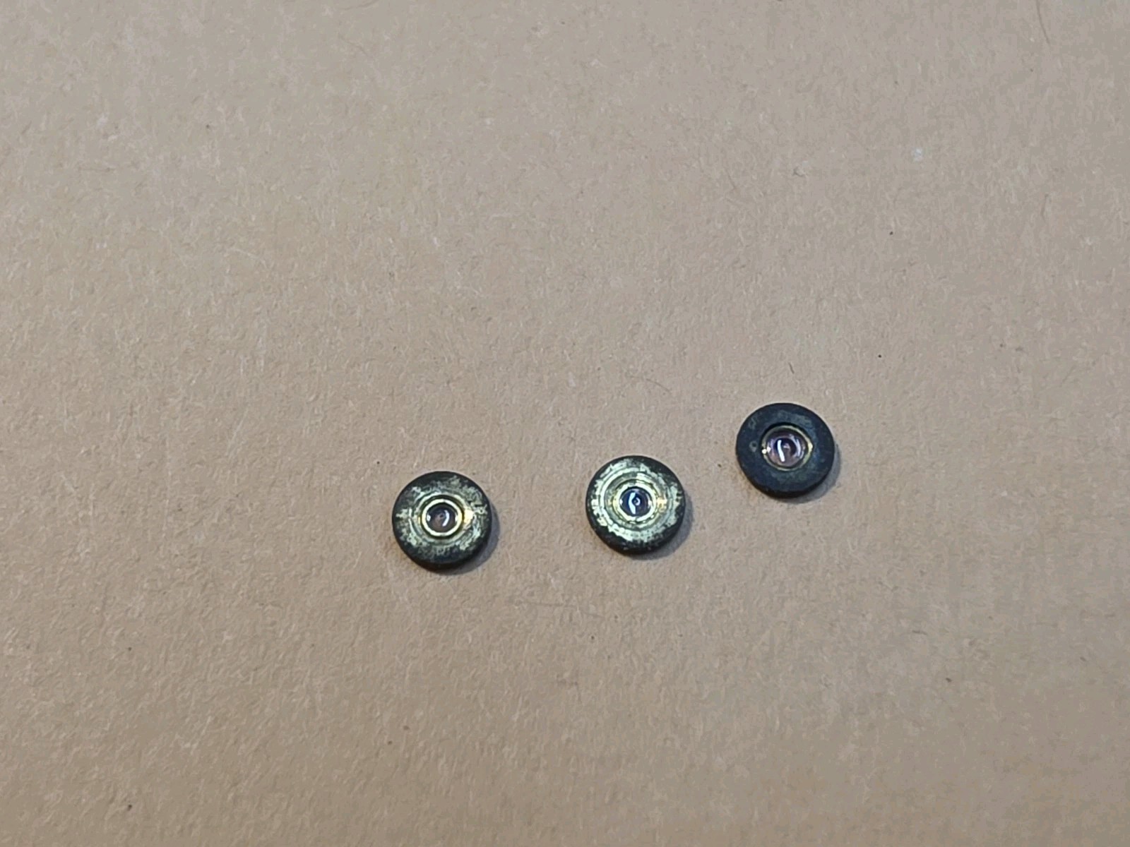Lot Of 3 NOS Elgin 18s Pocket Watch 2.95mm Diameter Balance Hole Jewels