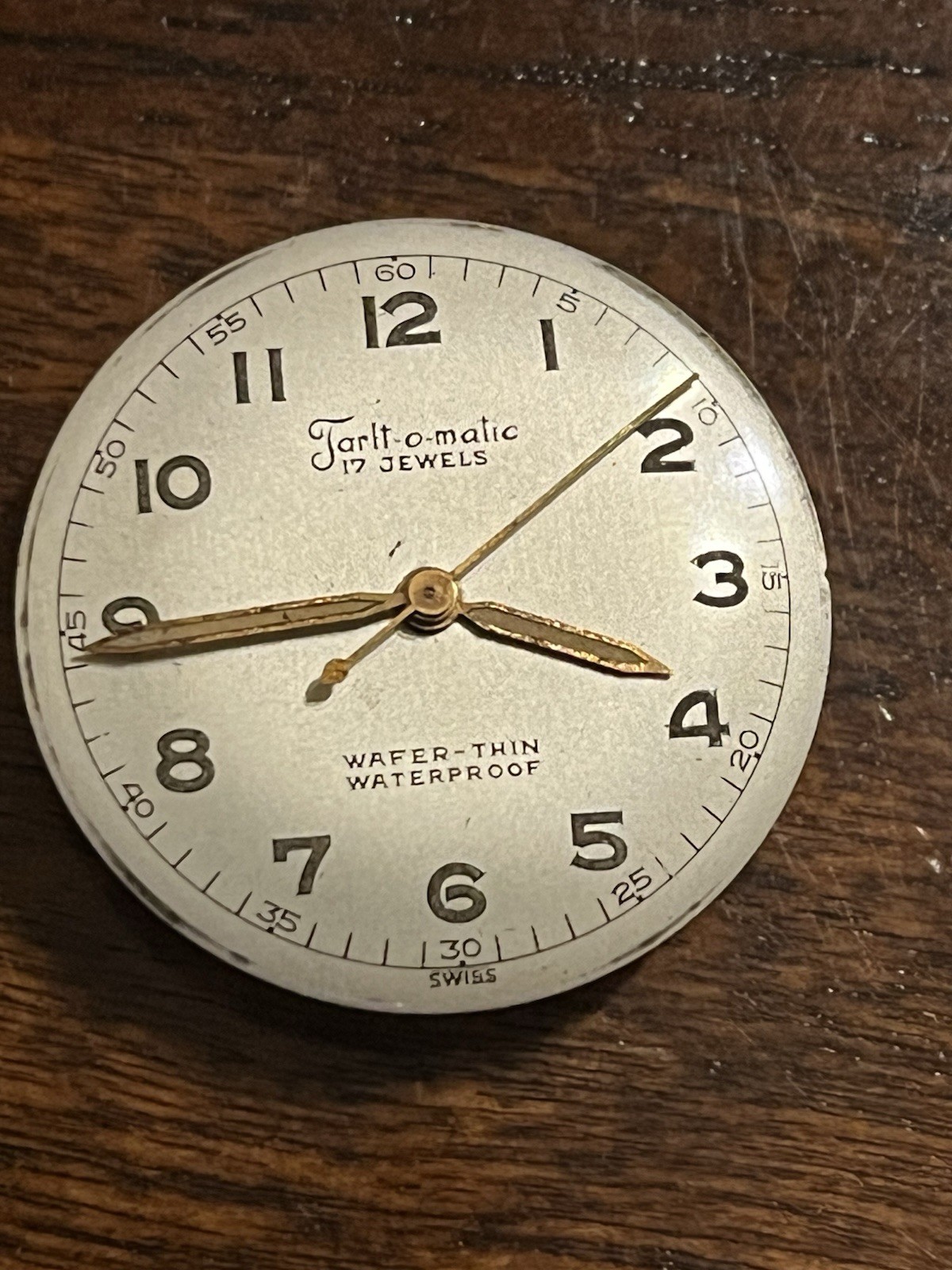 Rare Henri Sandoz Tarlt-O-Matic Wafer Thin automatic watch 4 Service/repair