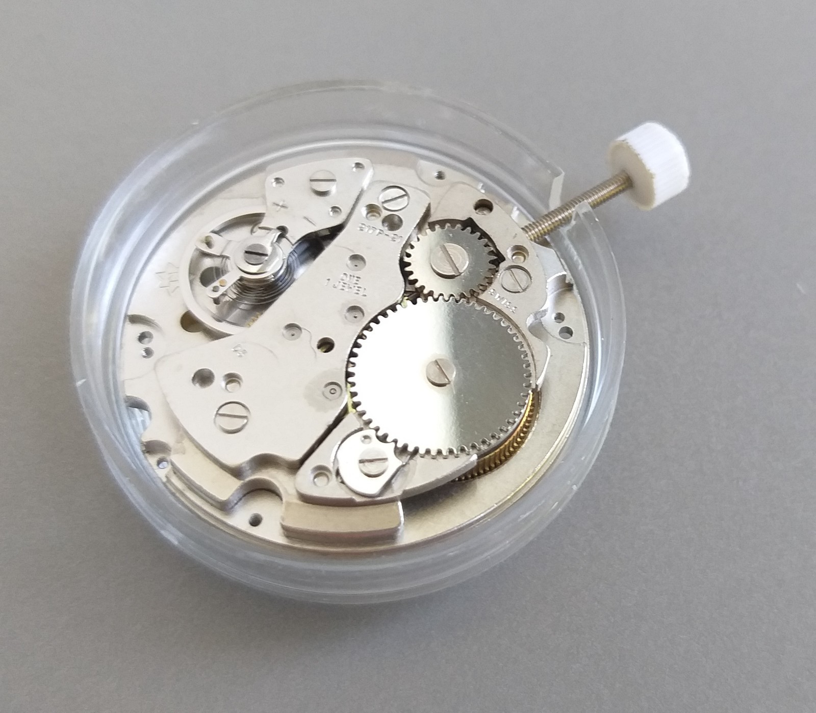 Ronda RL 217P-21 New Old Stock Swiss Hand Winder Watch Movement NOS 1970’s RED