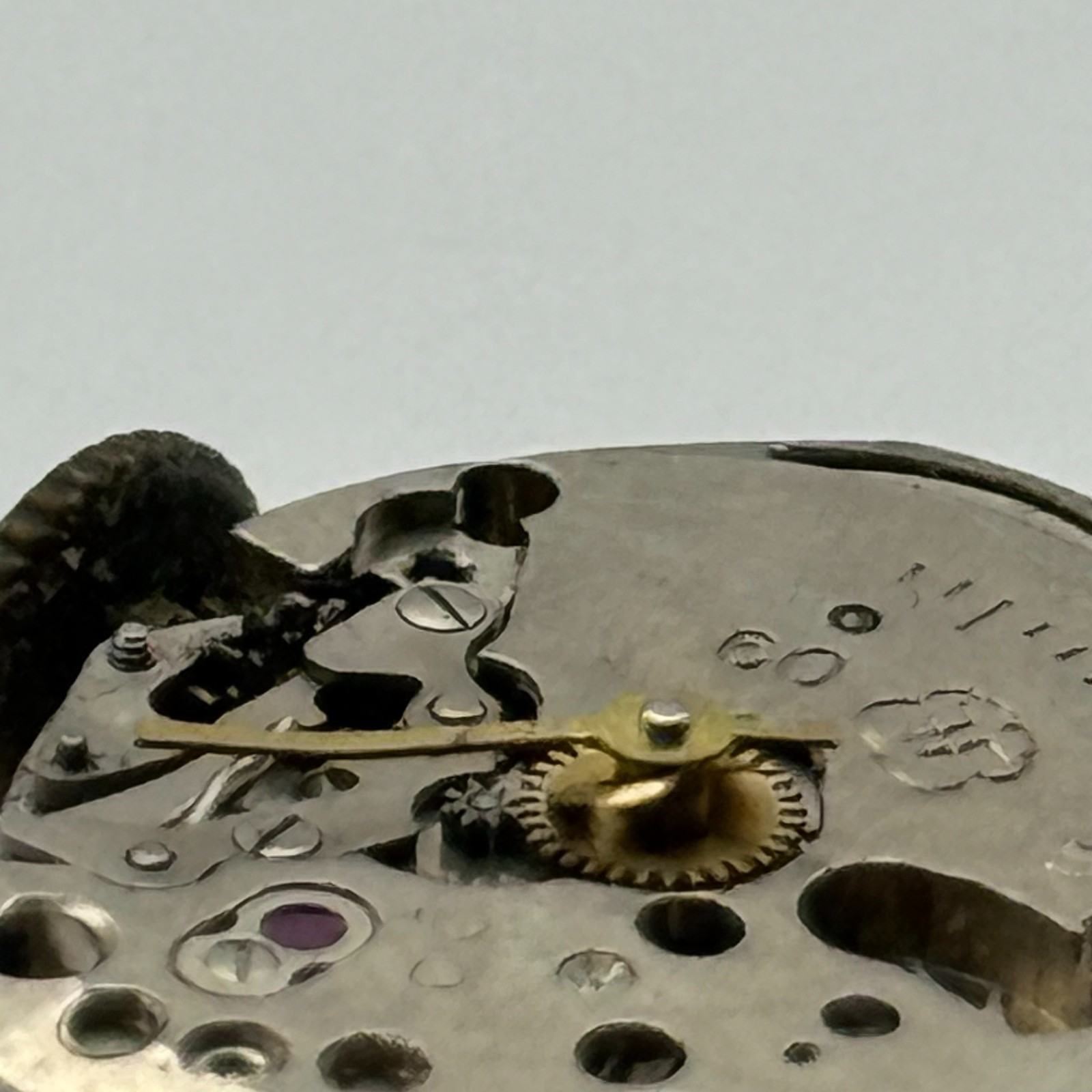 FHF 60 Watch Movement Swiss Manual Wind Vintage Parts Repair 15.3mm