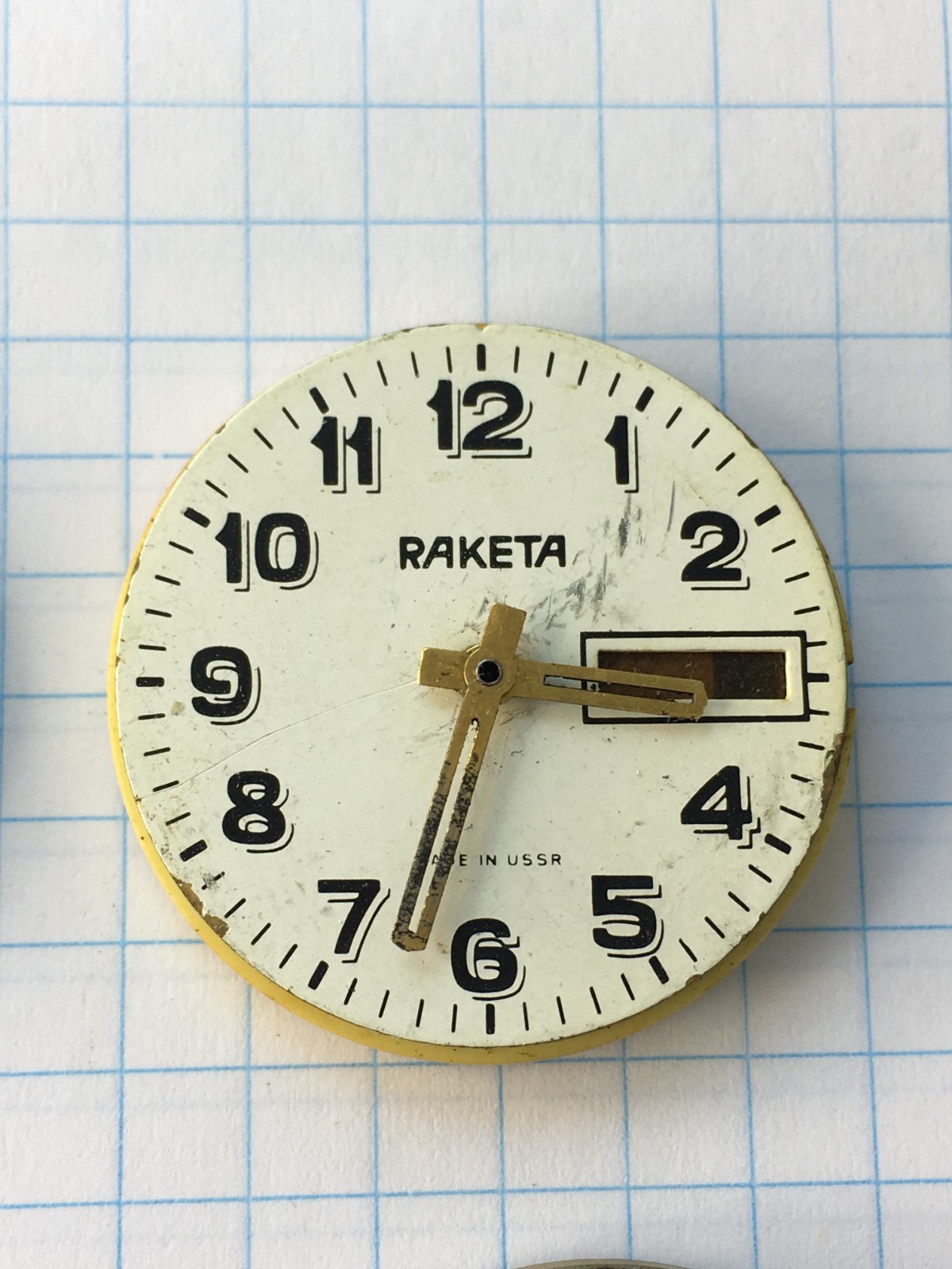 Lot of 10 Vintage men’s wristwatch movements Vostok, Slava, etc. USSR for parts