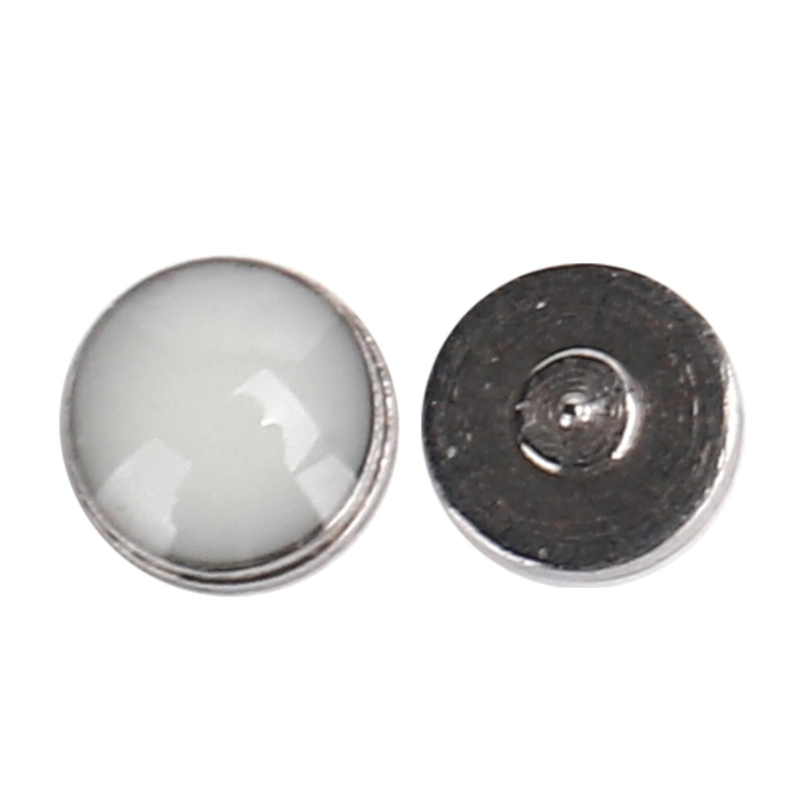 10Pack Alloy+Glass Universal Watch Luminous Bezel Dial Night Dot Pip Decoration