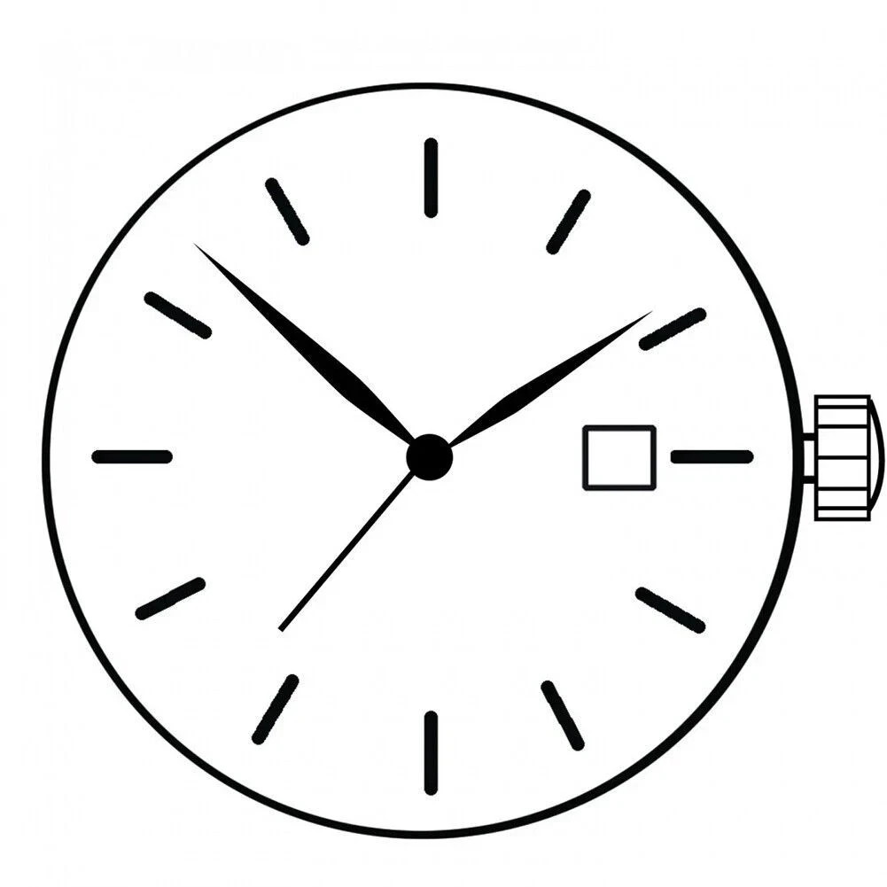 ETA 805.112 SWISS Watch Quartz Movement ,Swiss Made Movement 3 Hands Date At 3