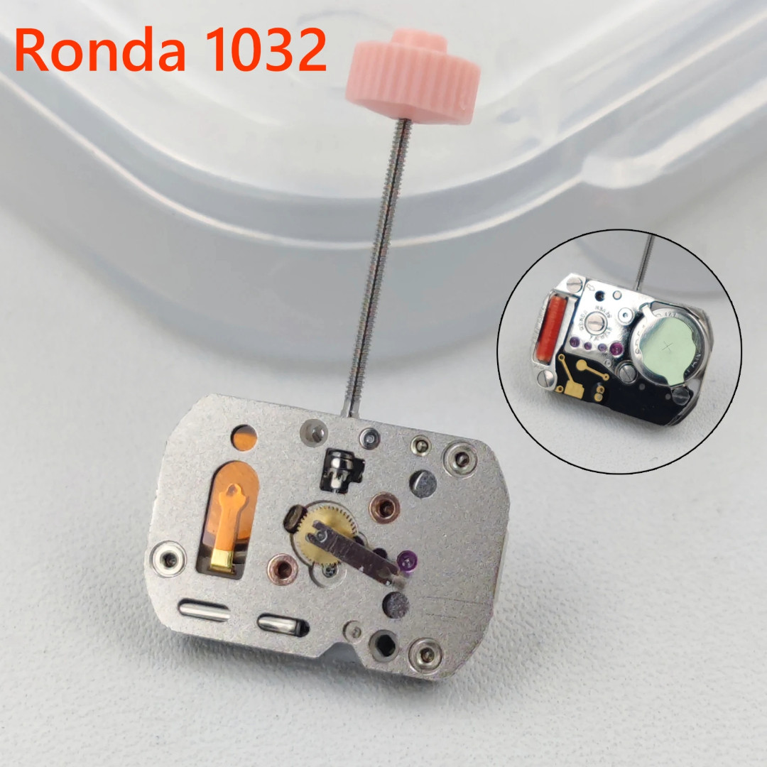 Genuine Ronda 1032 Quartz Watch Movement Swiss Made 2 Hands New