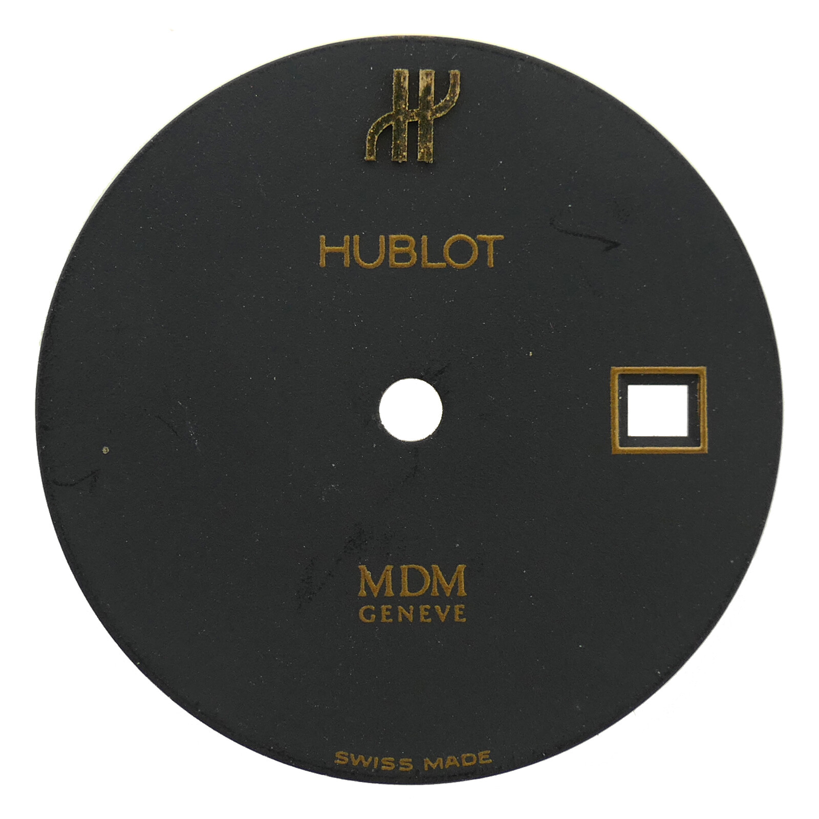 HUBLOT GENUINE MDM GENEVE BLACK MATTE 20MM LADY’S DIAL