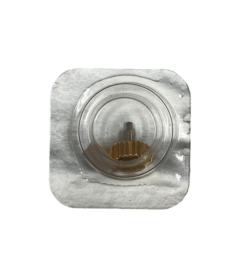 Genuine New Rolex 18k Gold Crown 24-704-3 Sealed Package