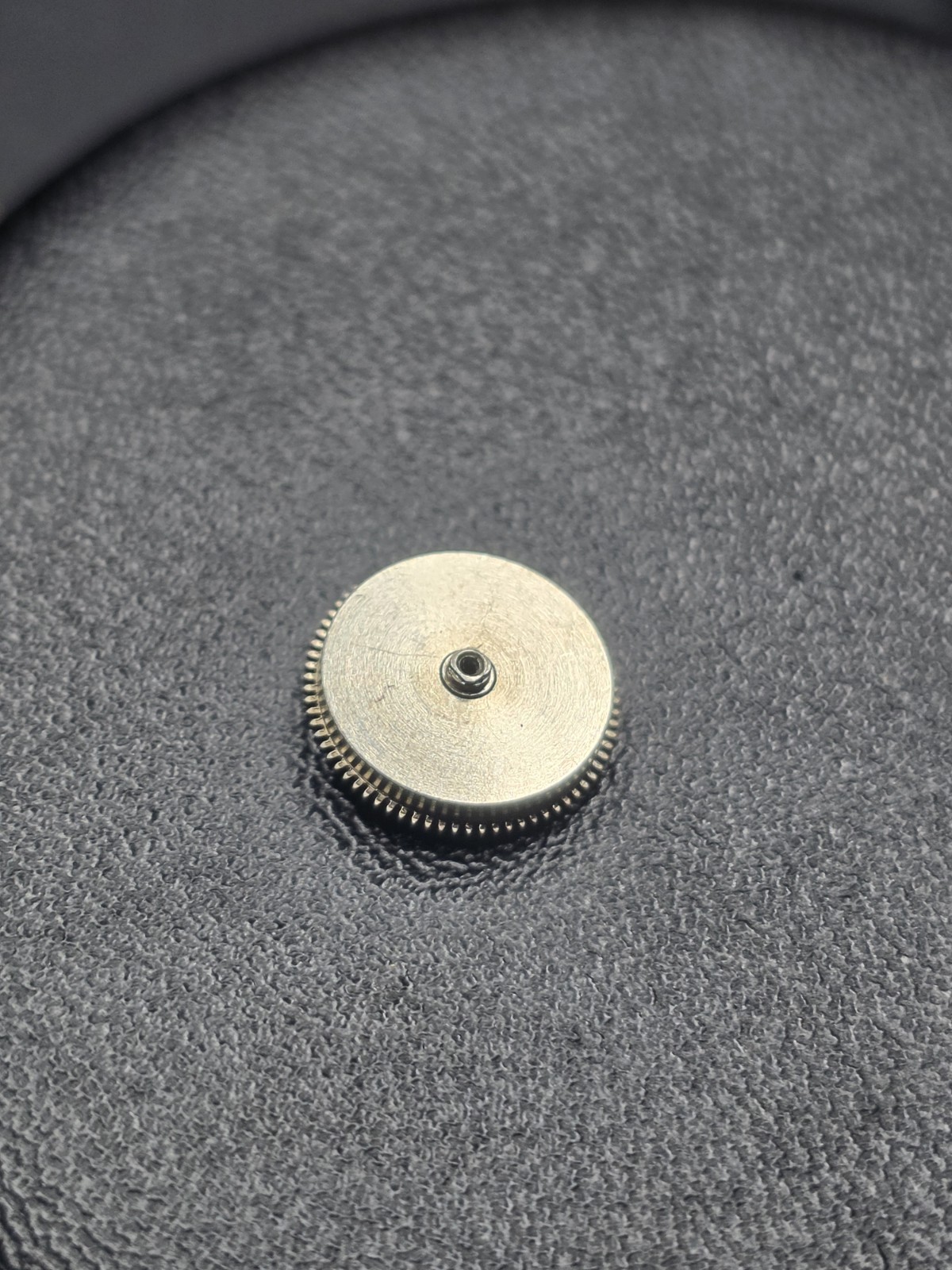Watch Movement Part Silver Metal Gear Wheel and Disc Lot of 2