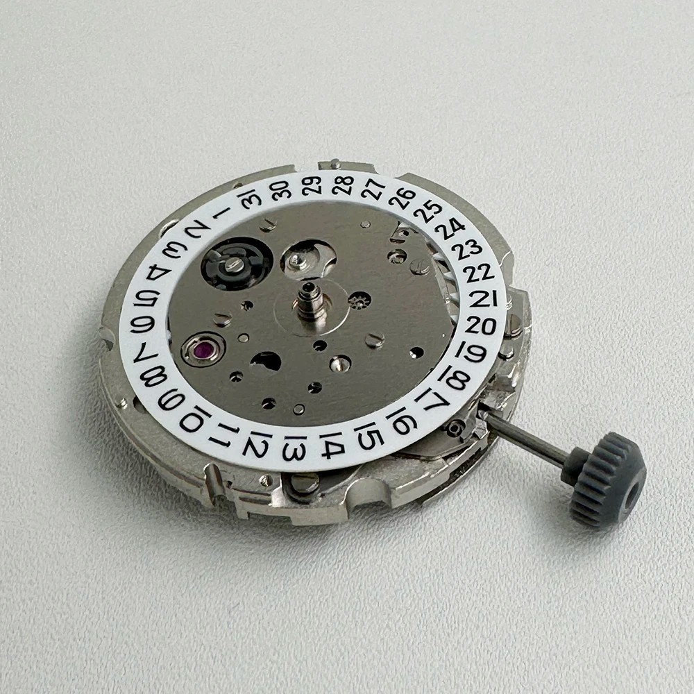 Japan Miyota 8215 Mechanical Movement Silver 21 Jewels Date 3H Fit Citizen Watch