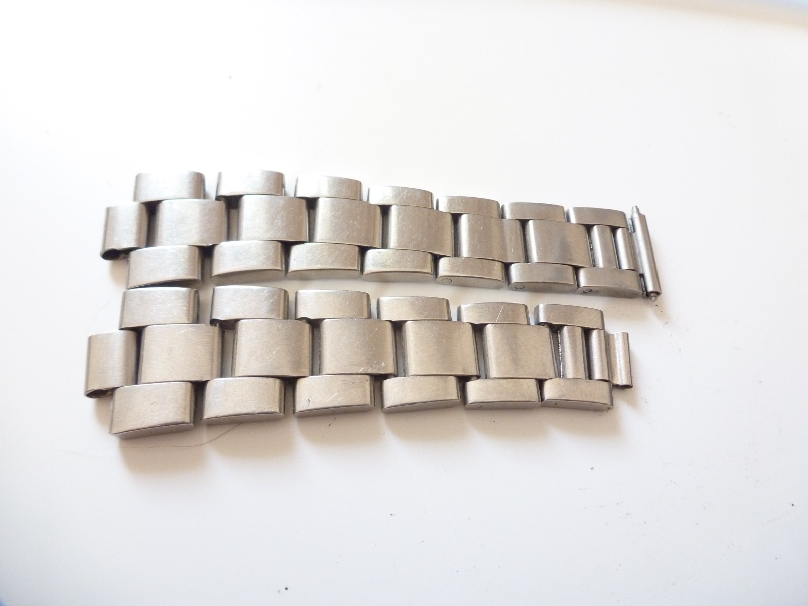 2 Half ORIGINAL Rolex Steel Bracelet 78350 19MM length Oyster without ends
