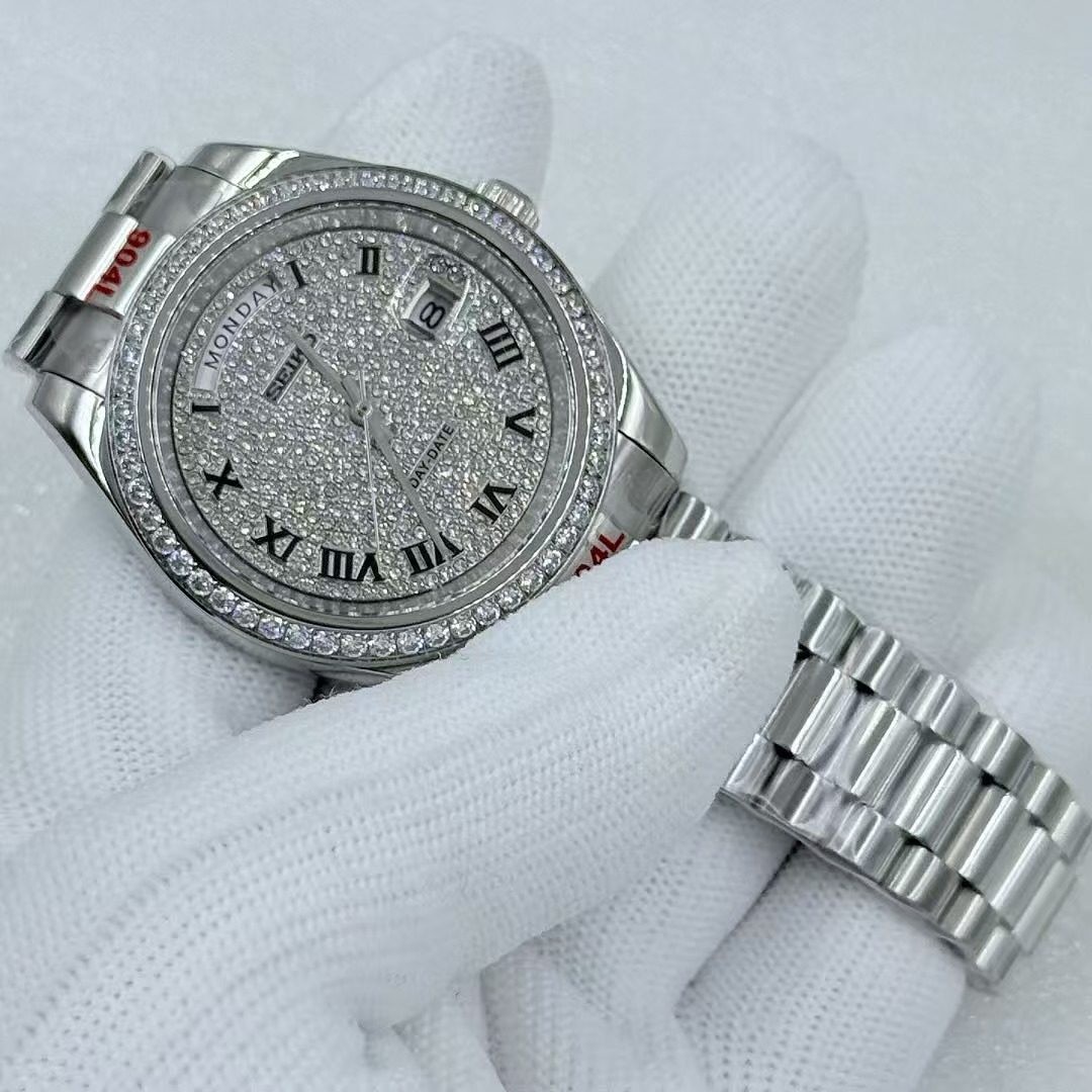 40mm Stainless Steel Case Sapphire Glass For 8285 Movement 31mm Watch Dial