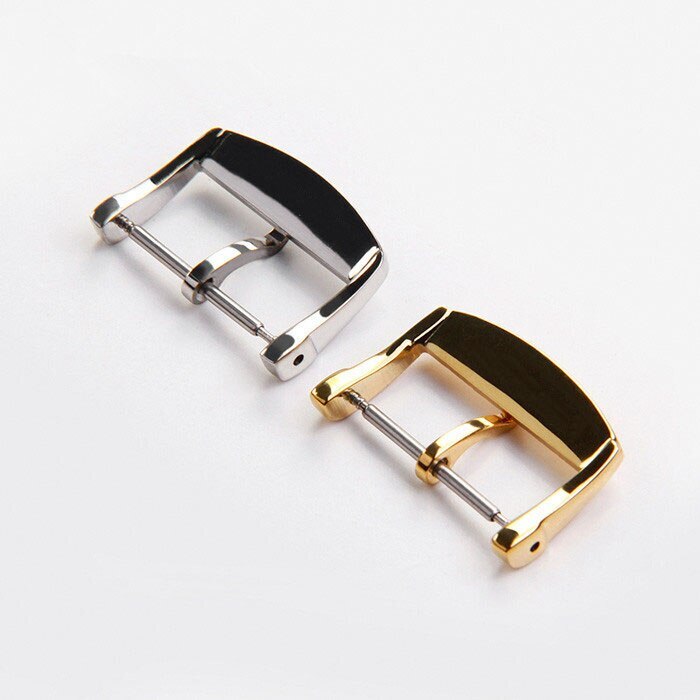 14 16 18mm Stainless Steel Pin Buckle Clasp for Longines Garland Rose Gold