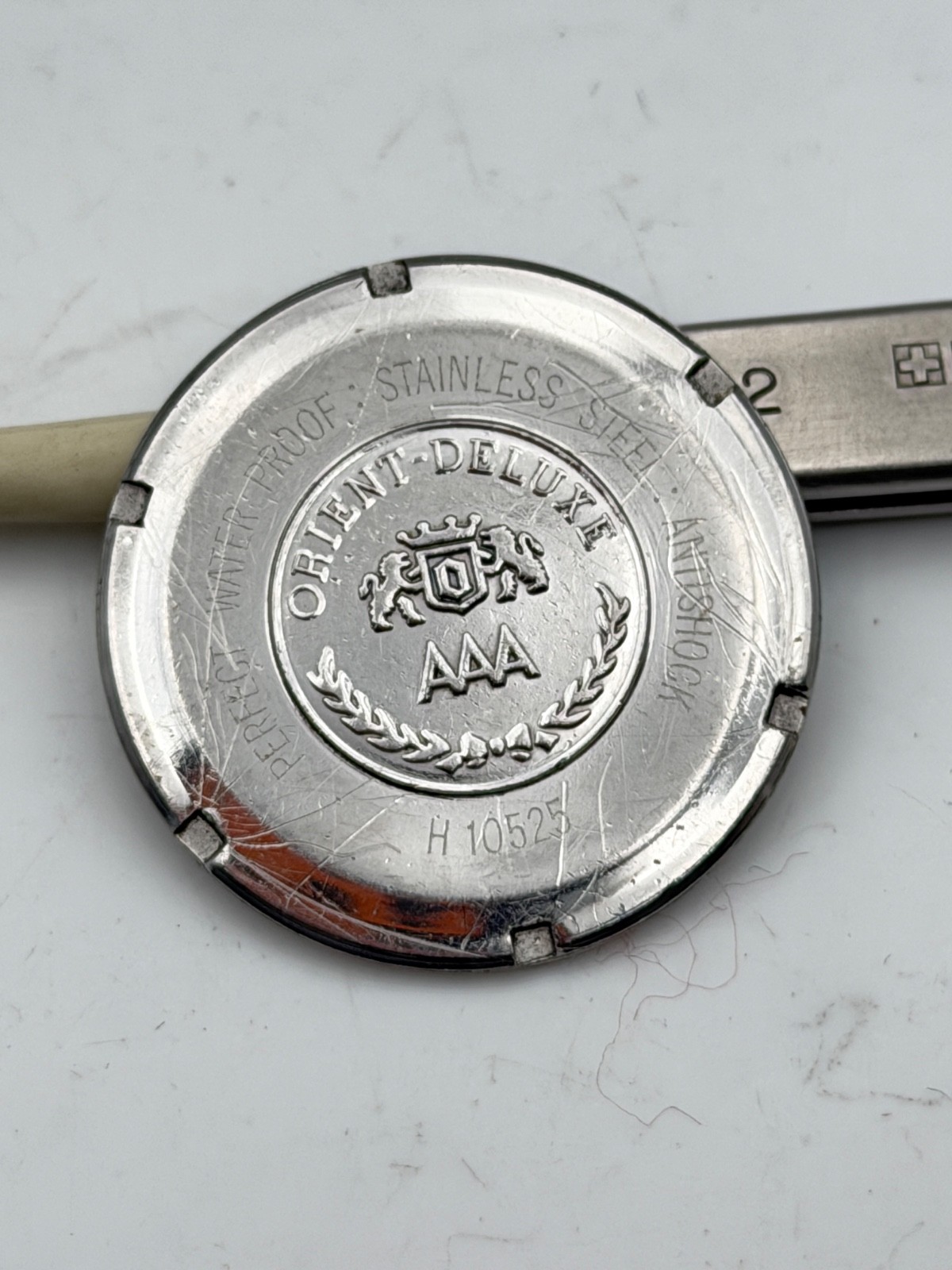 orient h10525 31mm caseback caseback