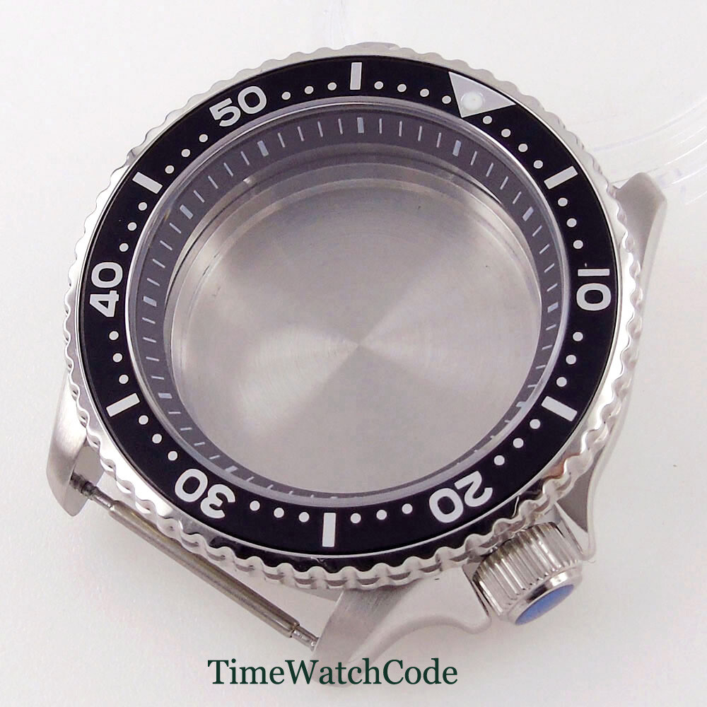 Fit NH35A NH36A 41mm Diver Mens Watch Case Alloy Bezel Insert 200M Waterproof