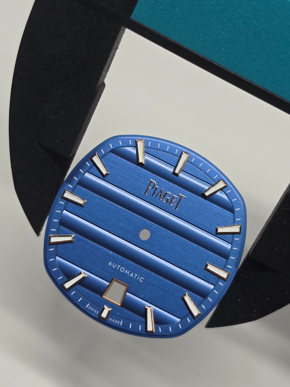 Genuine Piaget Polo Sport Automatic Blue Rose Gold Dial 31.4mm