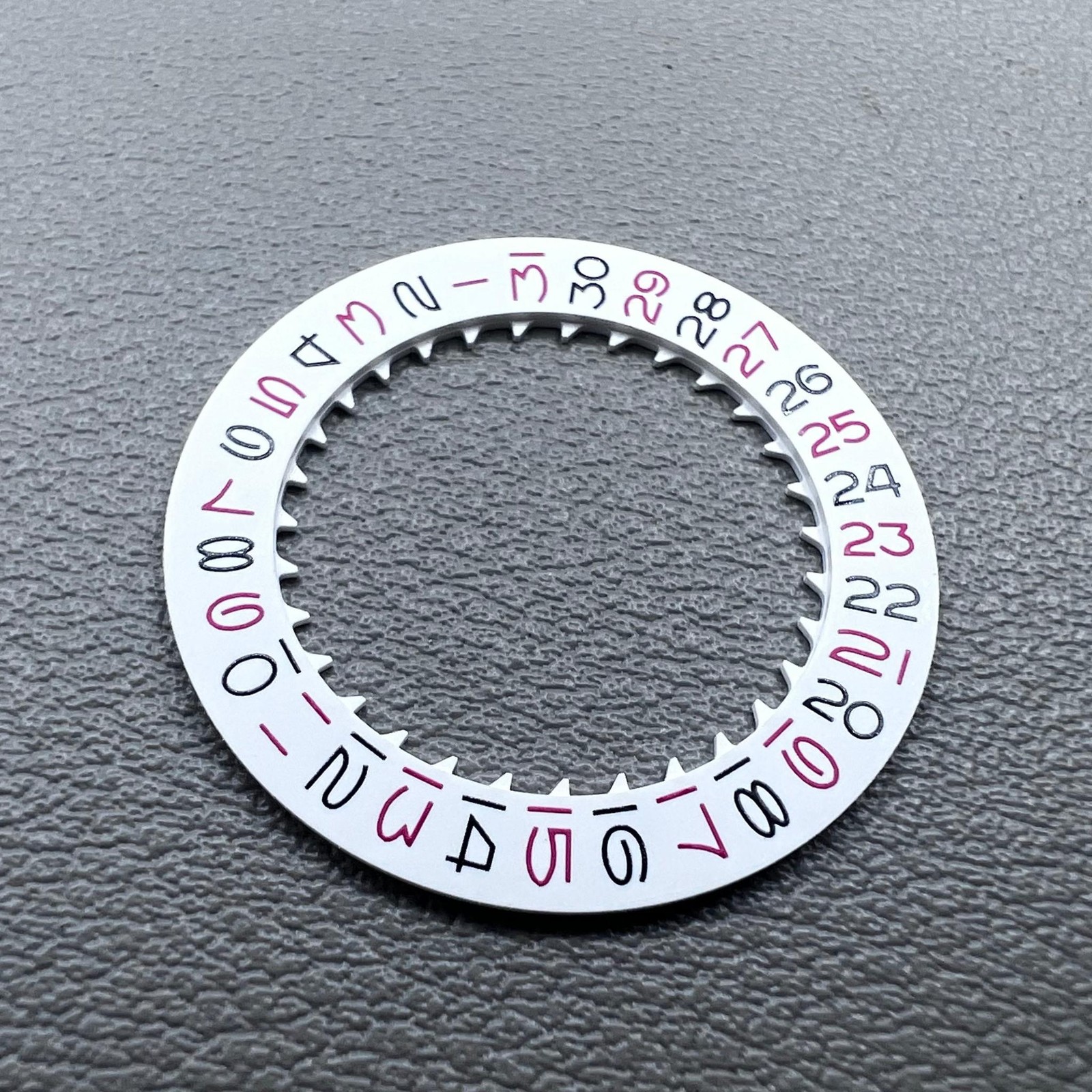 Date Disk Wheel Vintage Red Odd Number for NH35 NH36 Movement