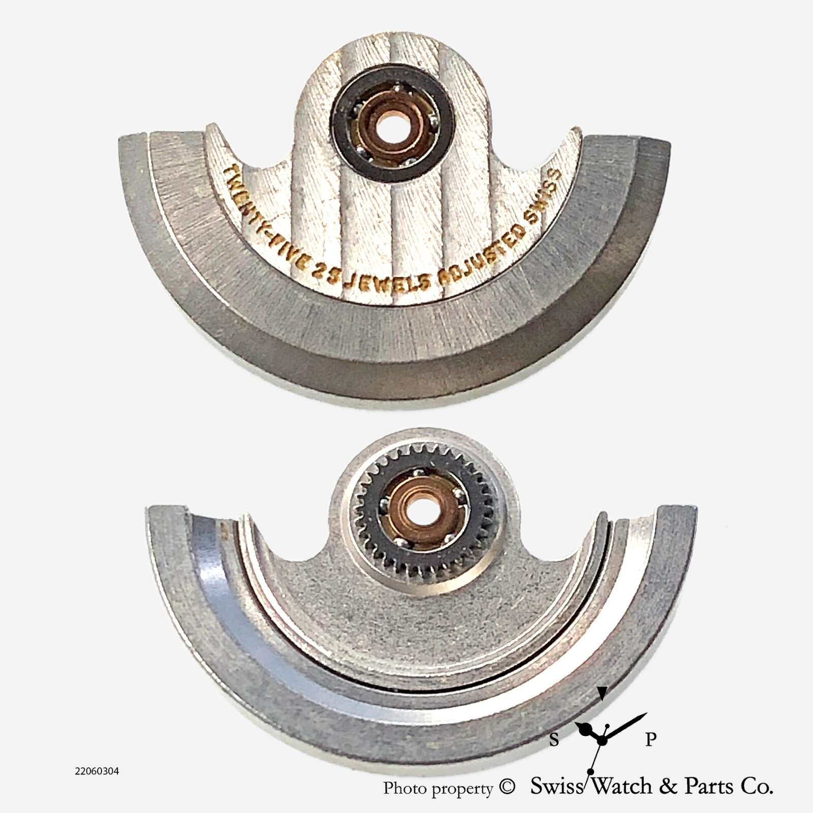 Cartier 76, Y3 Oscillating Weight Assembled Part No. 1143/1 watch part