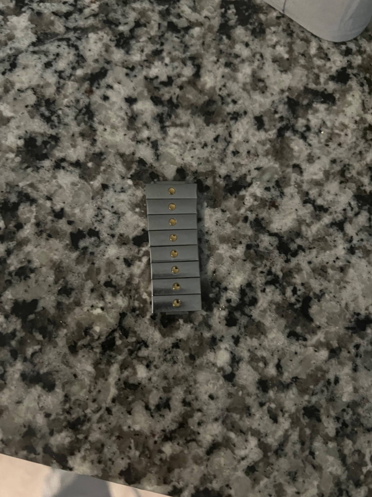 18mm Movado Museum fixed links (no removable links)