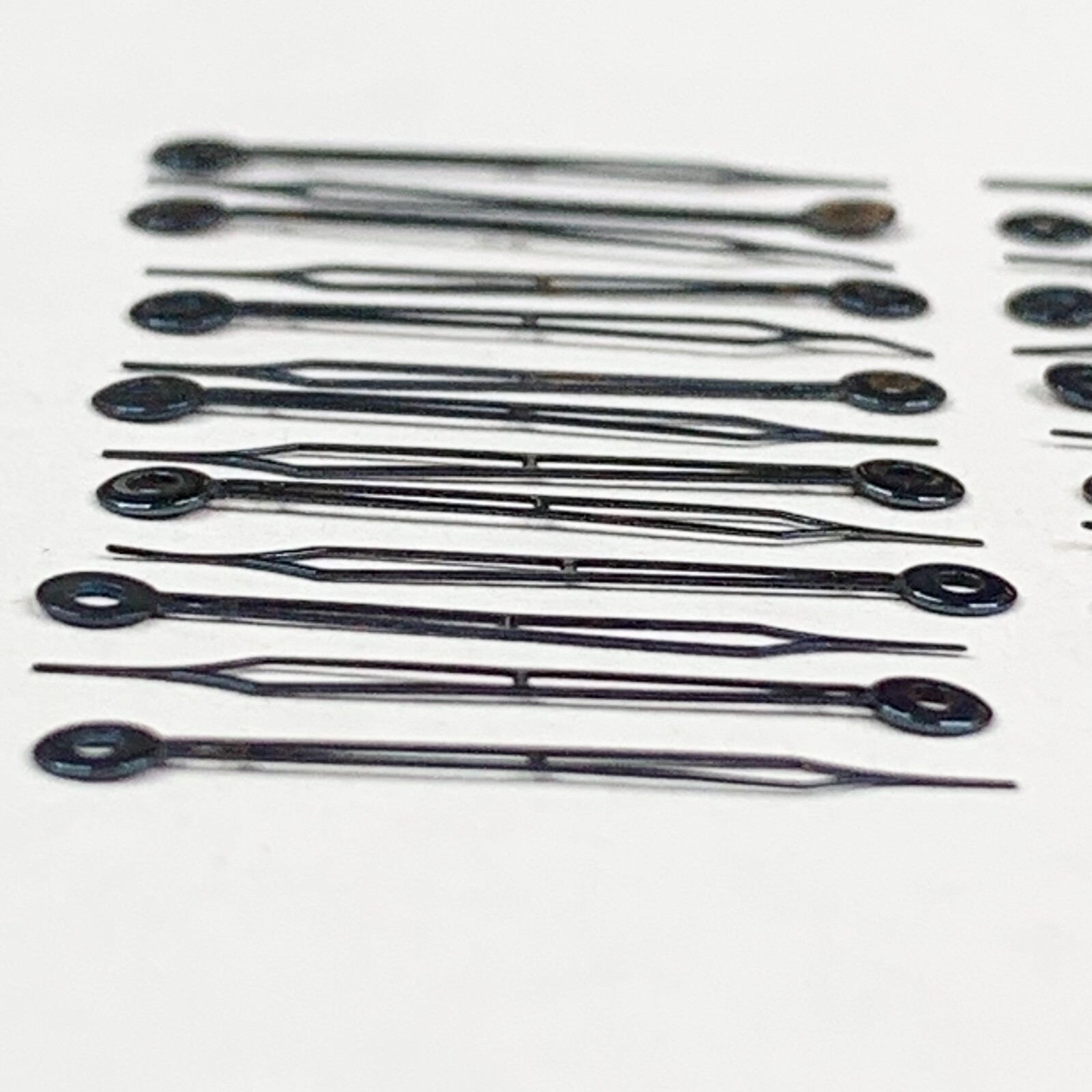 25 Blue Skeleton Pocket Watch Hands Minute Watchmaker Repair Lot Steampunk 20mm