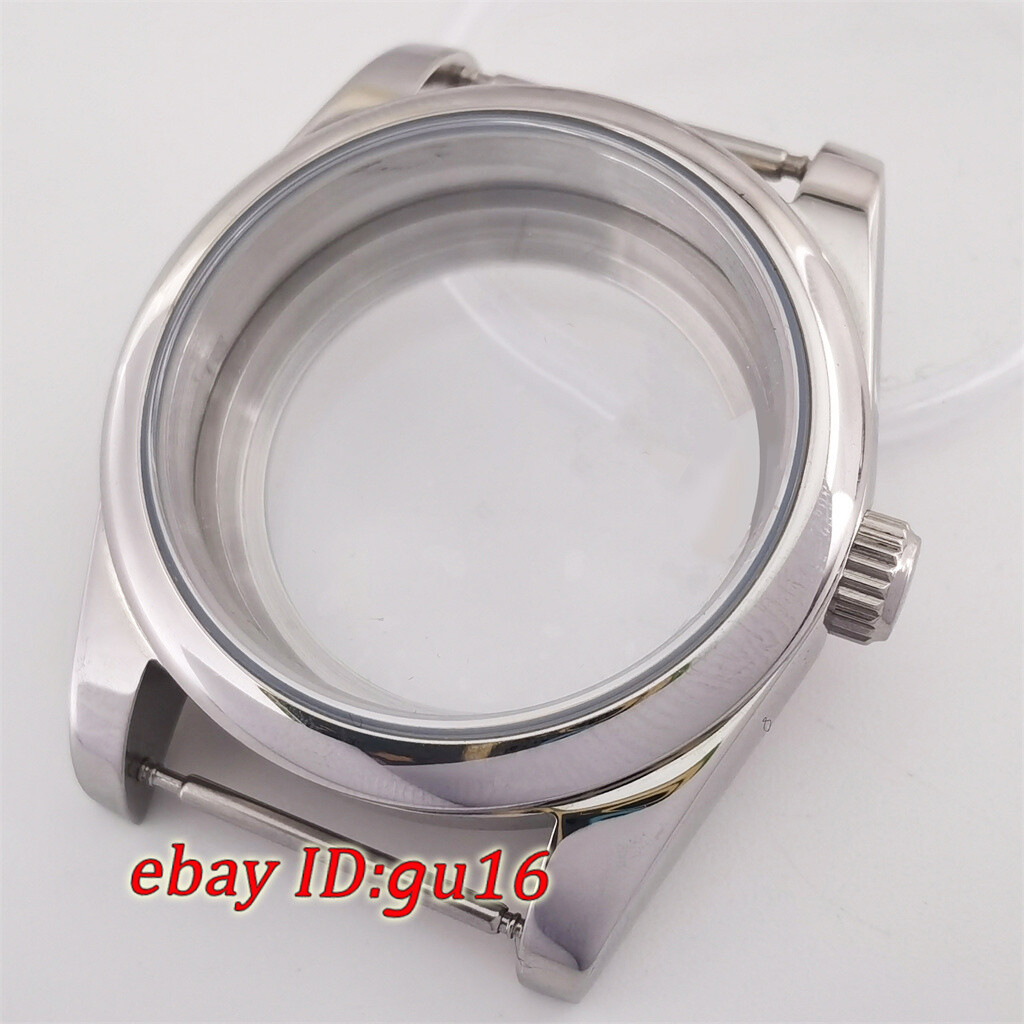 36mm 39mm Frosted watch case fit NH34 NH35 NH36 PT5000 ETA 2824/2836 Miyota 8215