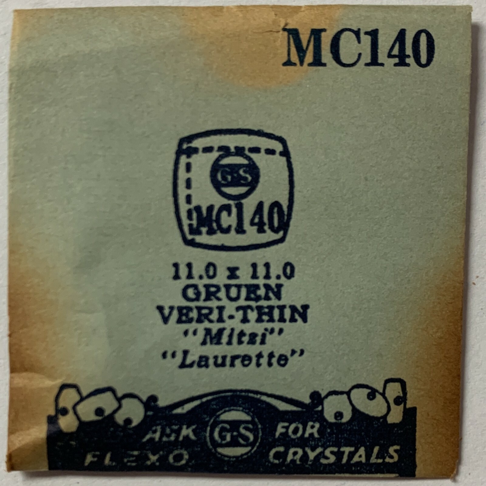 Original NOS G-S “MC” Wristwatch Crystals – Many Variations Available!