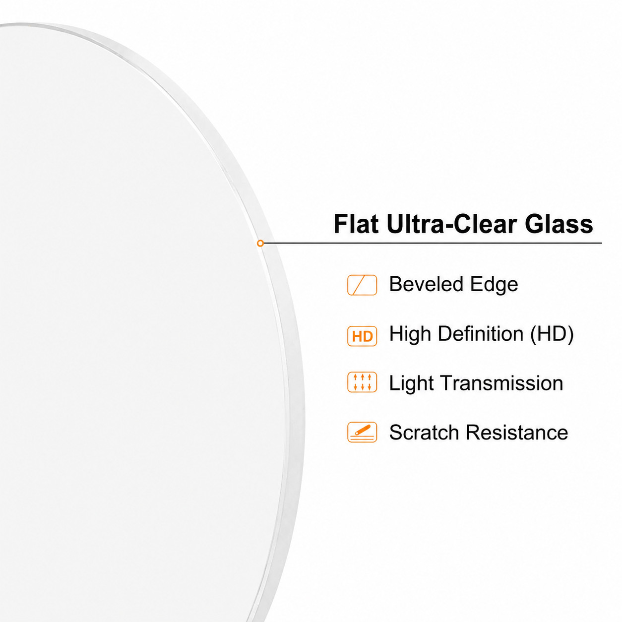 2pcs Watch Crystal Glass Lens 26mm x 1.0mm Beveled Edge Flat Glass Crystals Lens