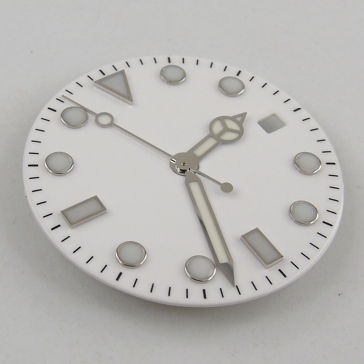 31.3mm Black luminous Watch Dial + Hands Fit ETA 2824 2836 Miyota 8215 821A