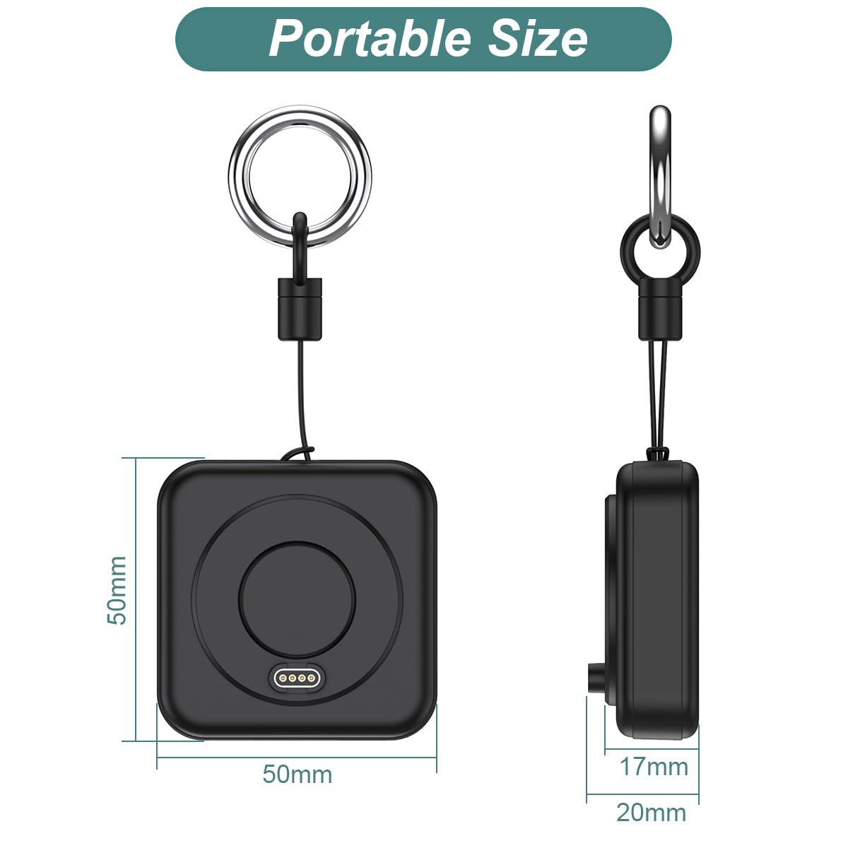 Charger for Garmin Watch 1200mAh Portable Charger for Garmin Vivoactive 6 5,…