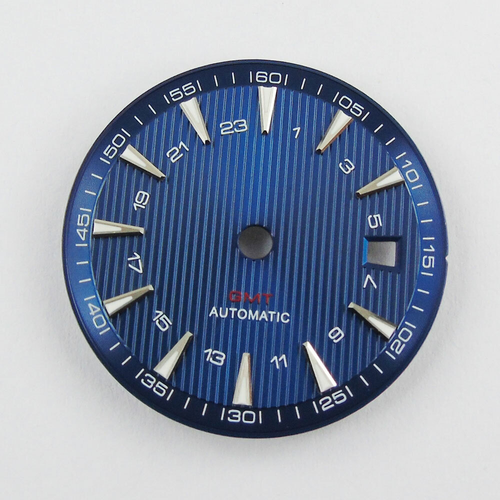 31mm GMT Sterile Watch Dial Fit Mingzhu 3804 Miyota 8215 821A DG2813 Movement