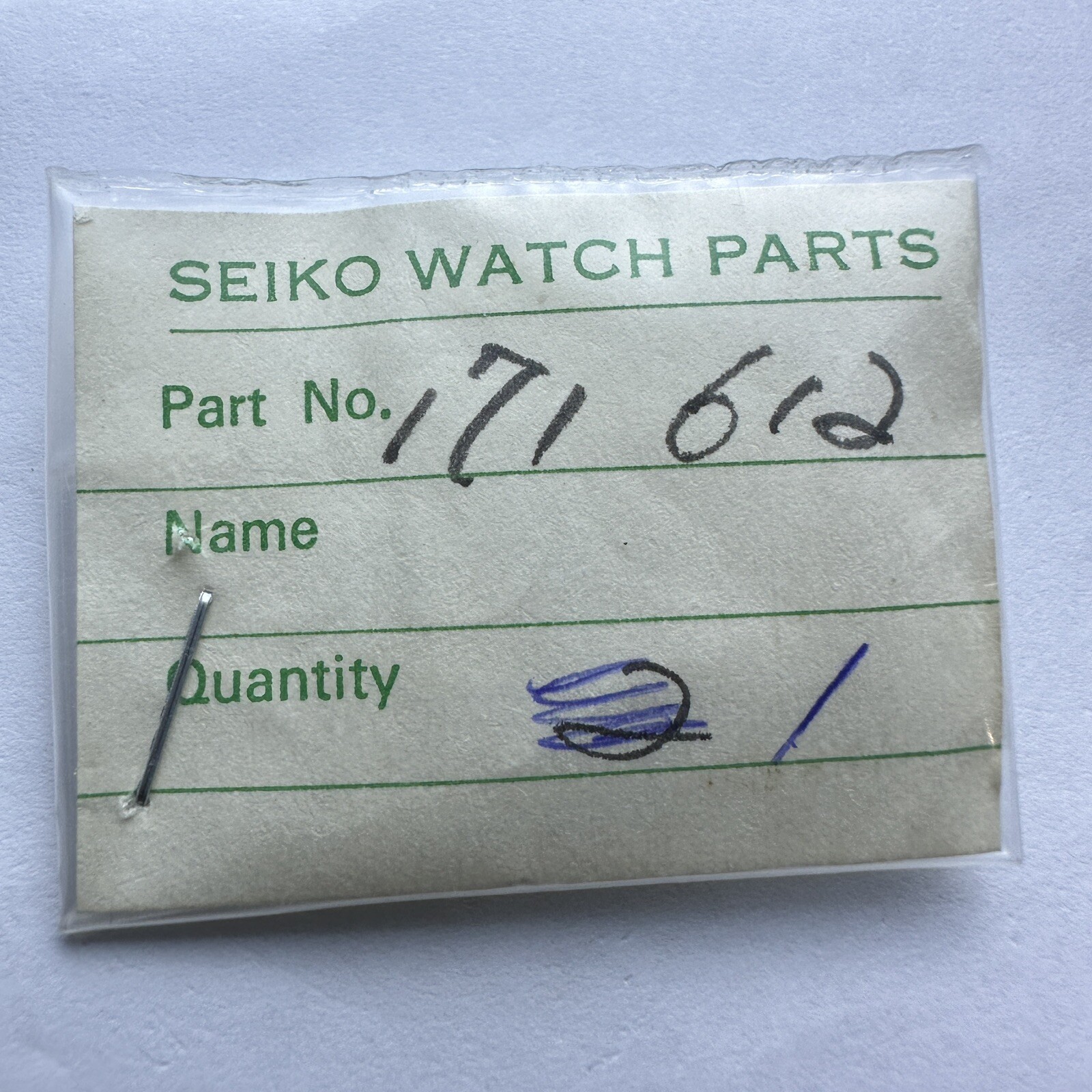 NOS BALANCE COCK FOR VINTAGE SEIKO 6106 6118 6119 / 171612