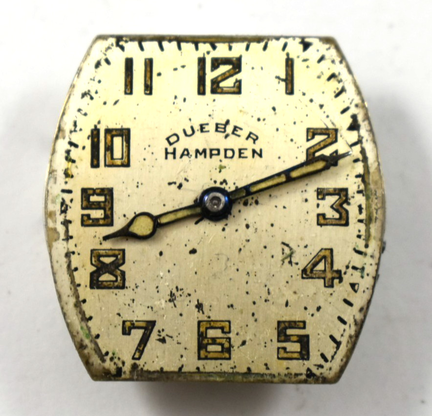 Vintage Dueber Hampden Molly Stark Wrist Watch Movement lot.t