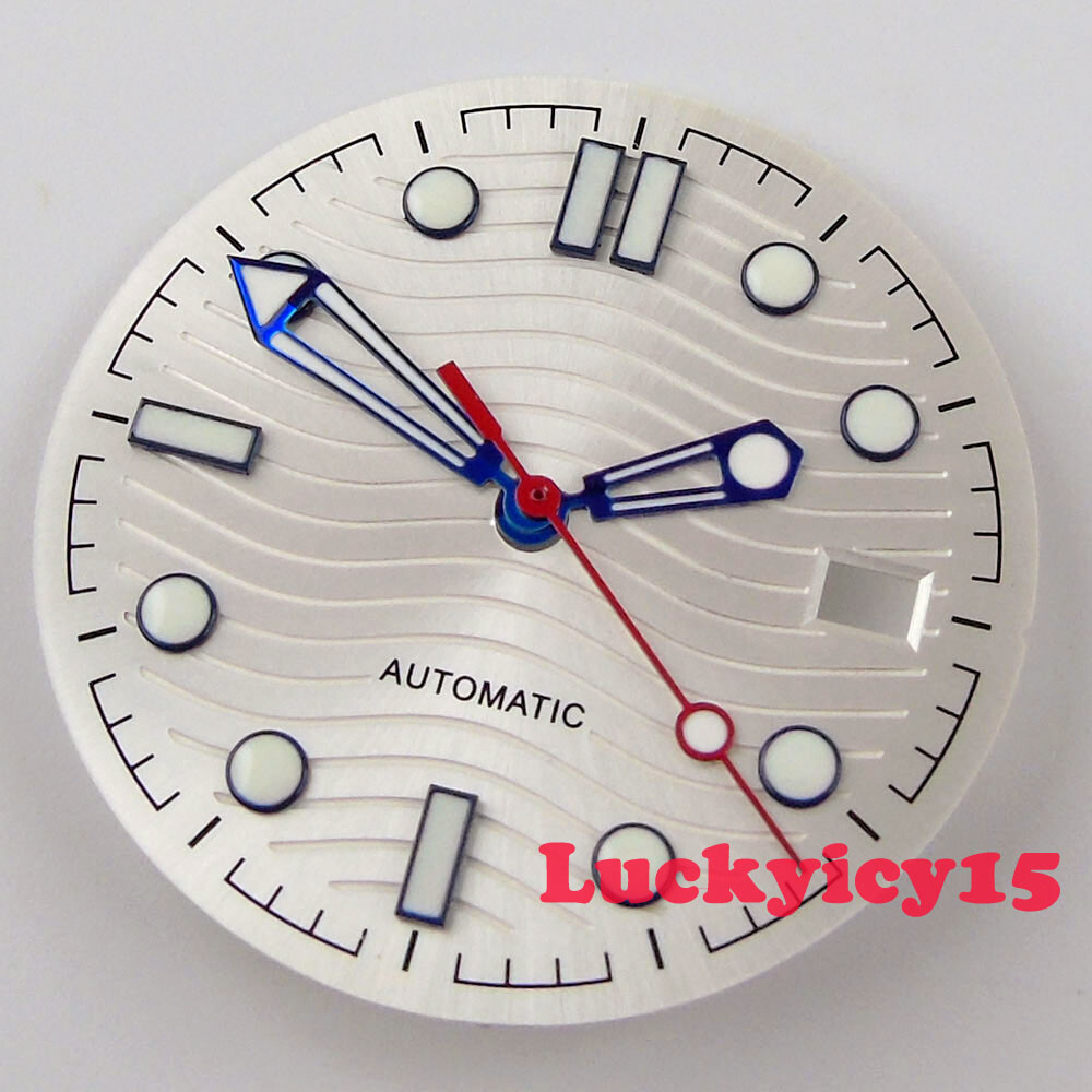 31mm watch dial fit for Miyota 8215 DG2813 NH35A Automatic movement dial+hands