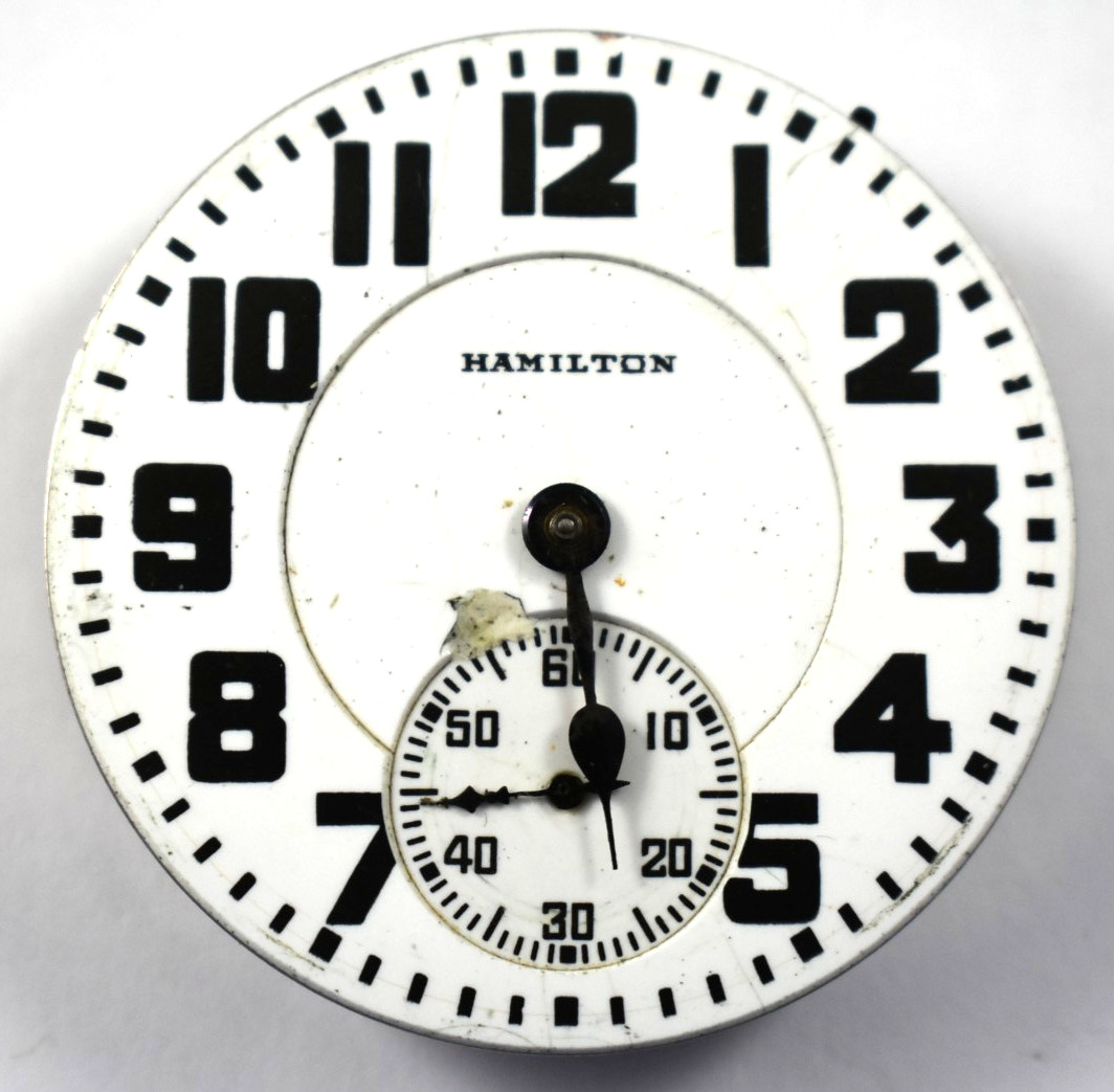Vintage Hamilton Grade 992 16s 21J RR OF Pocket Watch Movement lot.qb