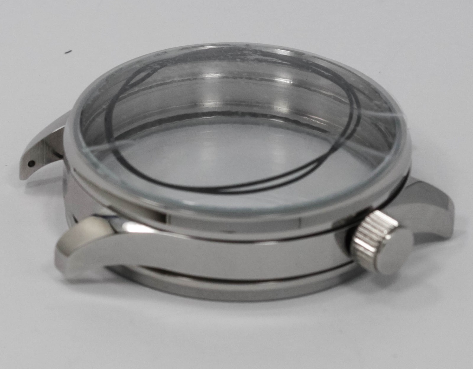 Stainless steel case for marriage watch fit Hamilton 992 16s lever set movement