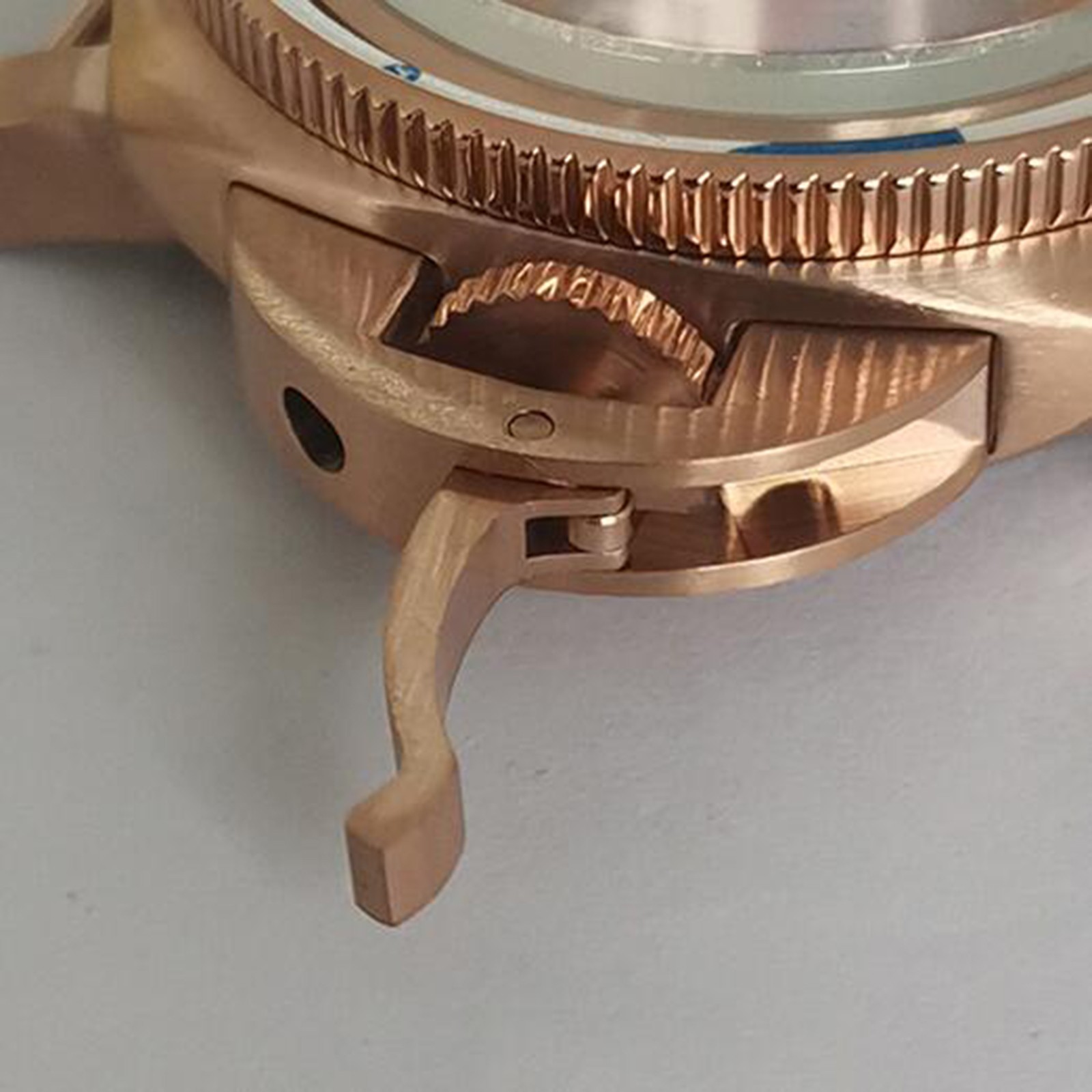 42MM Stainless Steel Watch Case Bezel Green Inner Shadow for NH35/36 Movement
