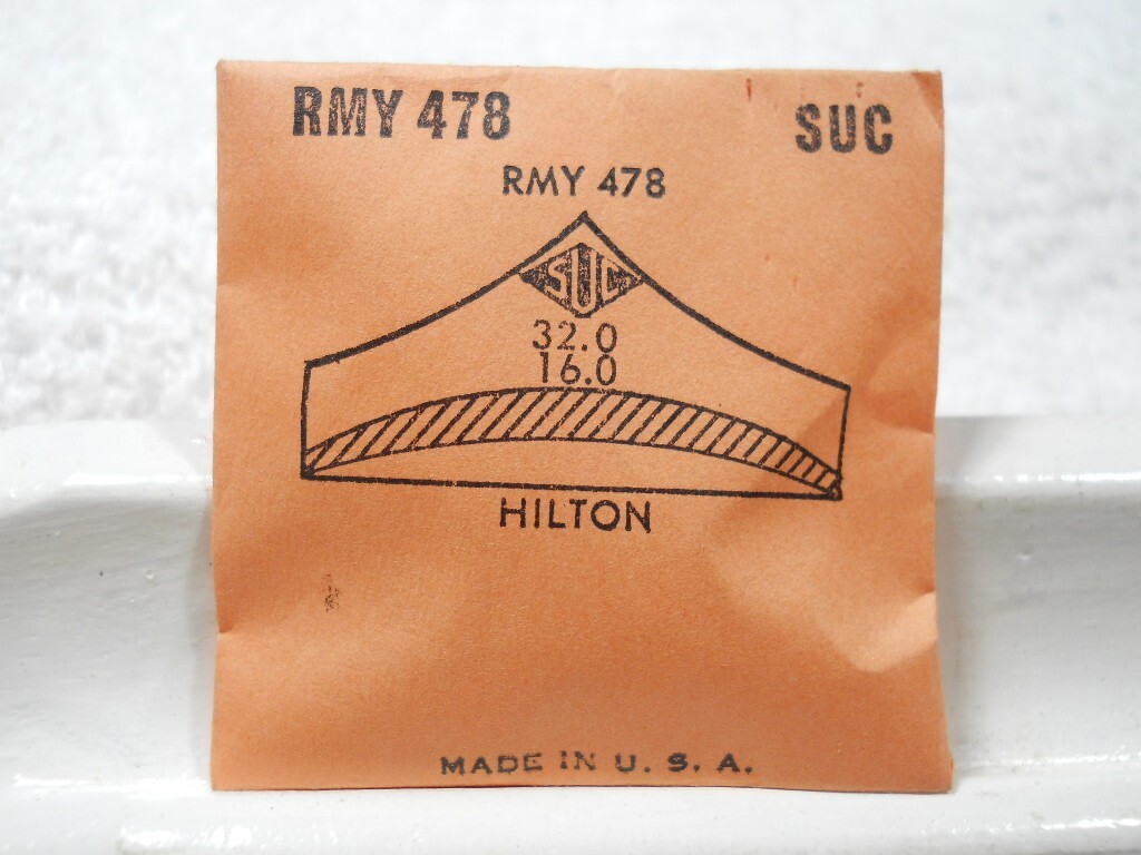 SUC RMY478 Watch Crystal Fit Hilton – 32.0 x 16.0 mm – Replacement / Repair
