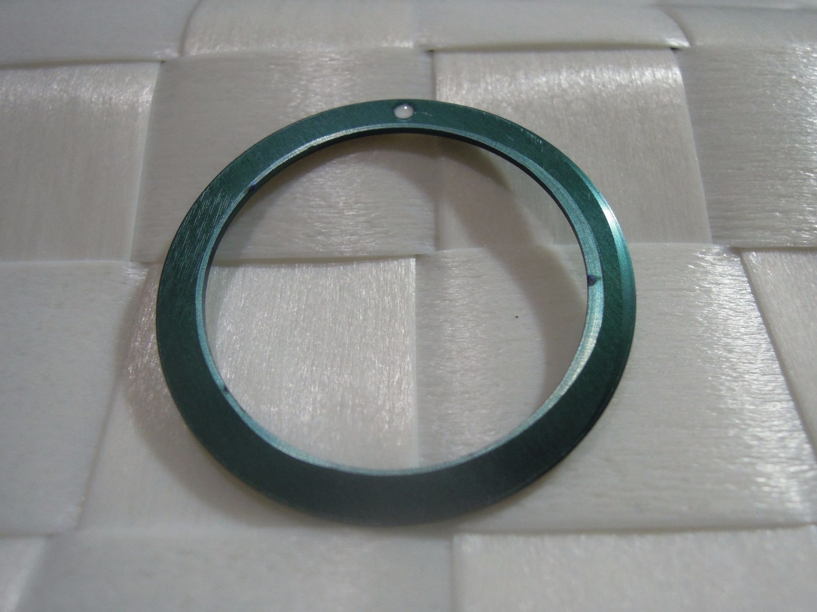 NEW GREEN FLAT BEZEL INSERT 33.5MM MEDIUM DIVERS SKX013 (7S26-0030) /4205-0150
