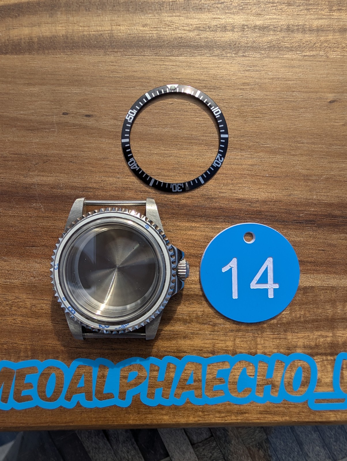 Milsub Case 40mm Fixed Bars Fits Seiko NH35 NH38 Sapphire Vintage Diver Mod