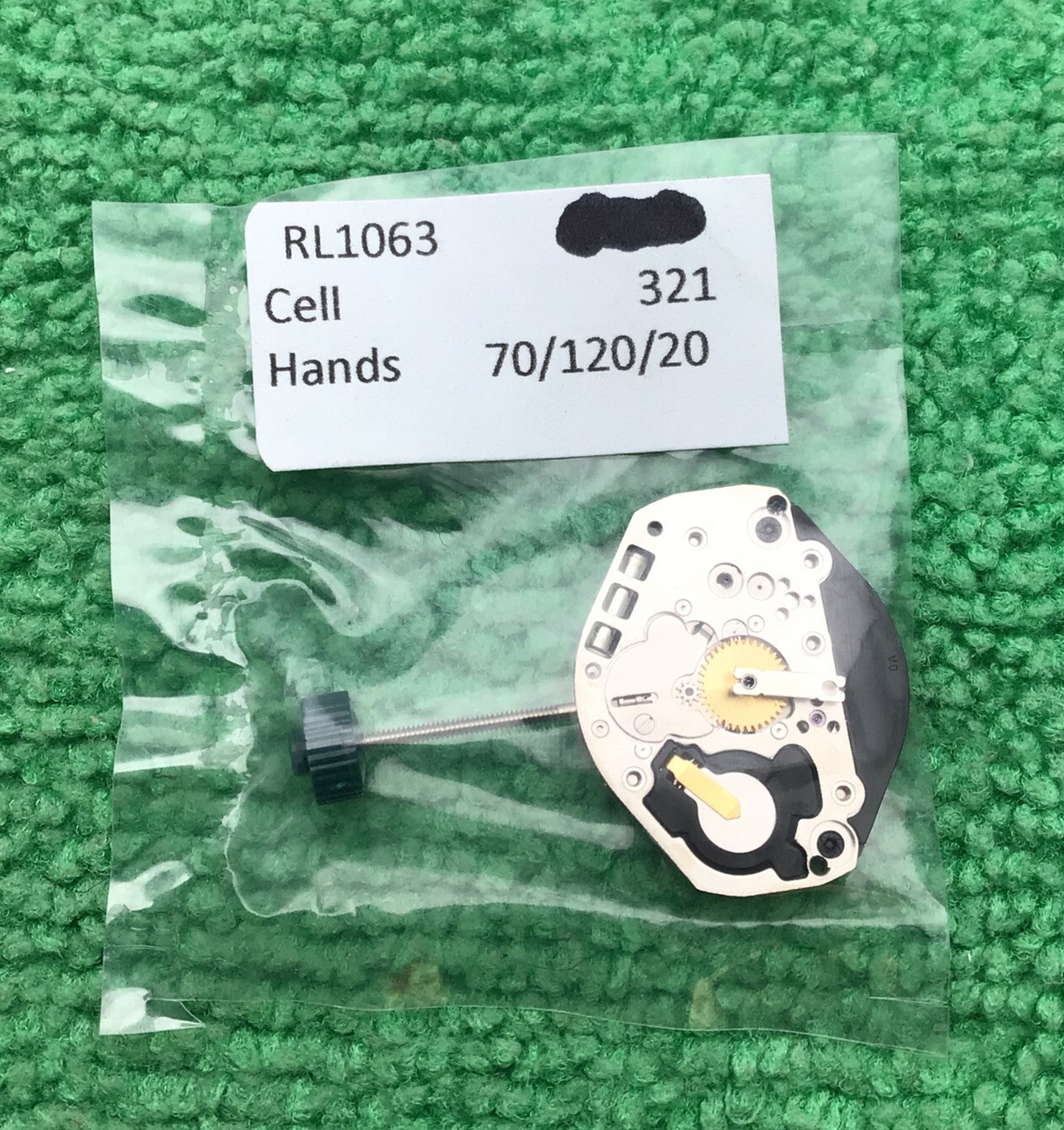 NEW Genuine Ronda RL1063 Watch Movement, Swiss Parts, 3 Hands, RR