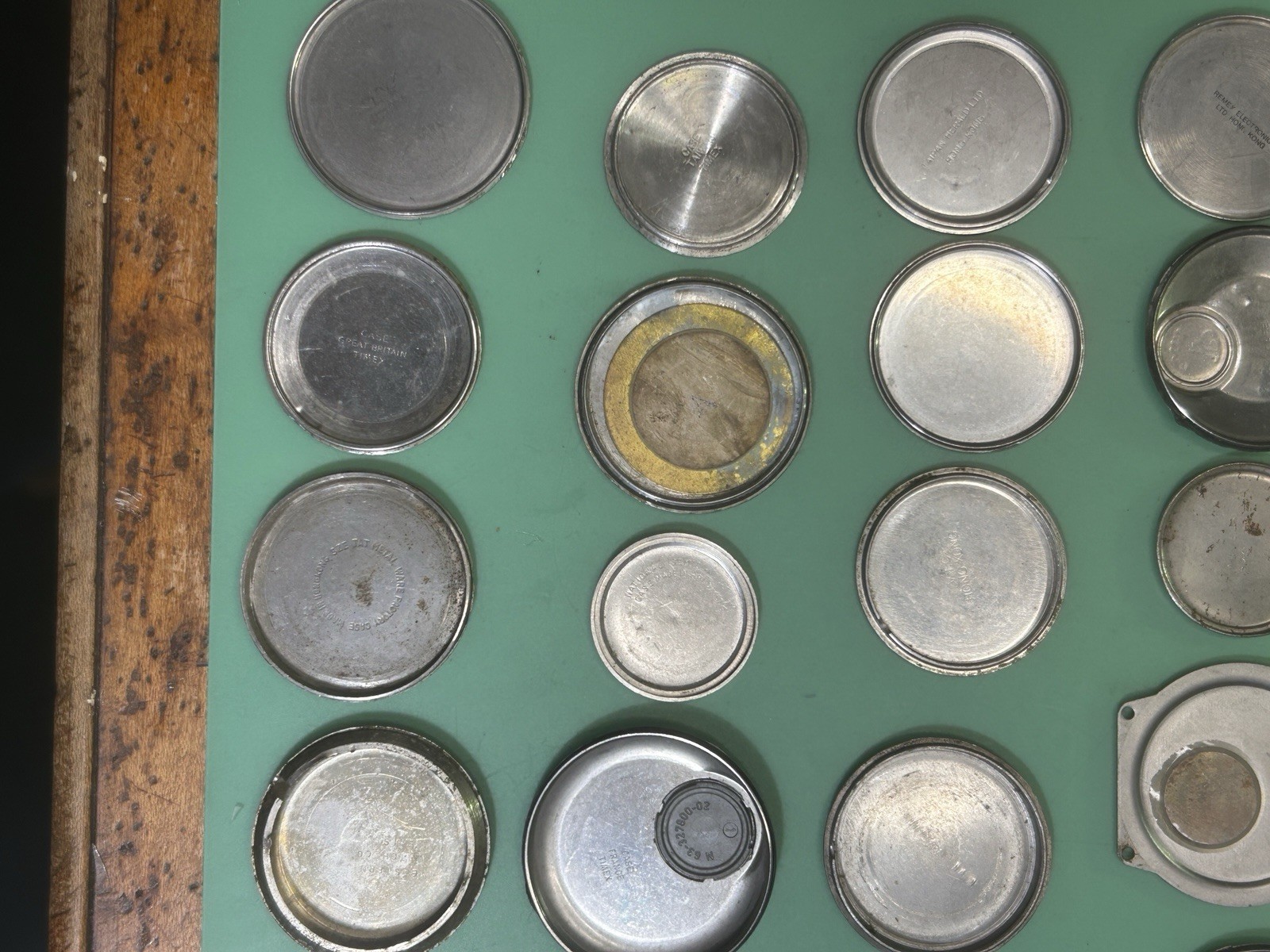 Watch Case Backs – Total of 54 – Various Brands – 1 Lot – 22.4mm – 46.8mm