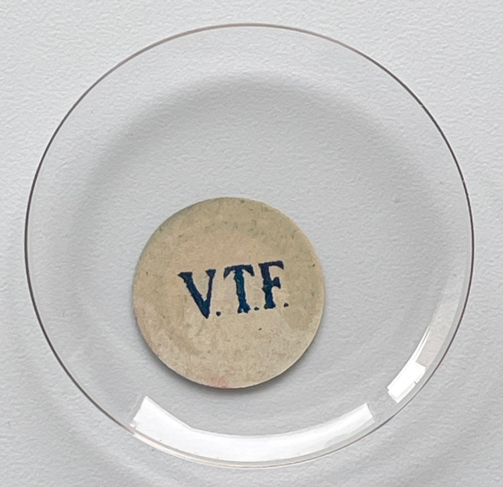 NOS VTF Pocket Watch Crystal Round Glass Replacement 39.6mm 397 15 2/4 Parts