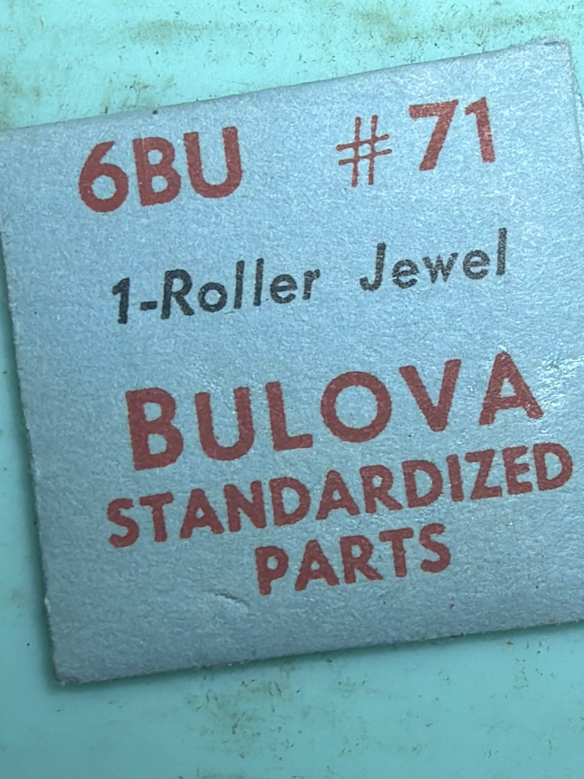 Bulova #71 Roller Jewel – NOS – Various Calibers