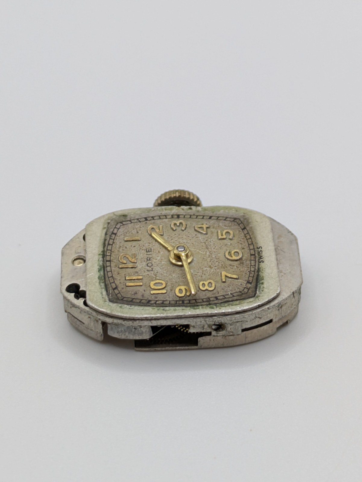 FHF 80 17 Lorie Ruby Jewel Manual Watch Movement Swiss Faulty 15mm