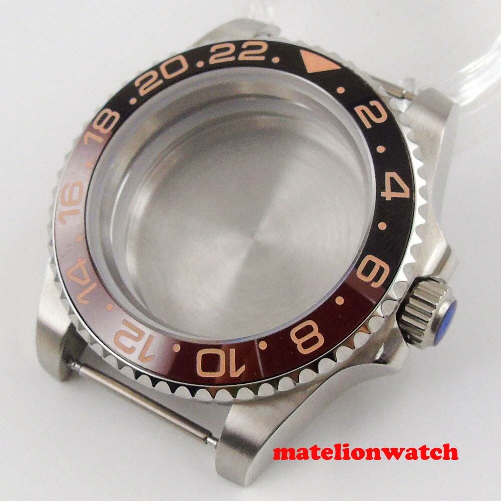 40mm Sapphire Glass Watch Case Fit NH35A Miyota8215 821A ETA2824 DG2813 PT5000
