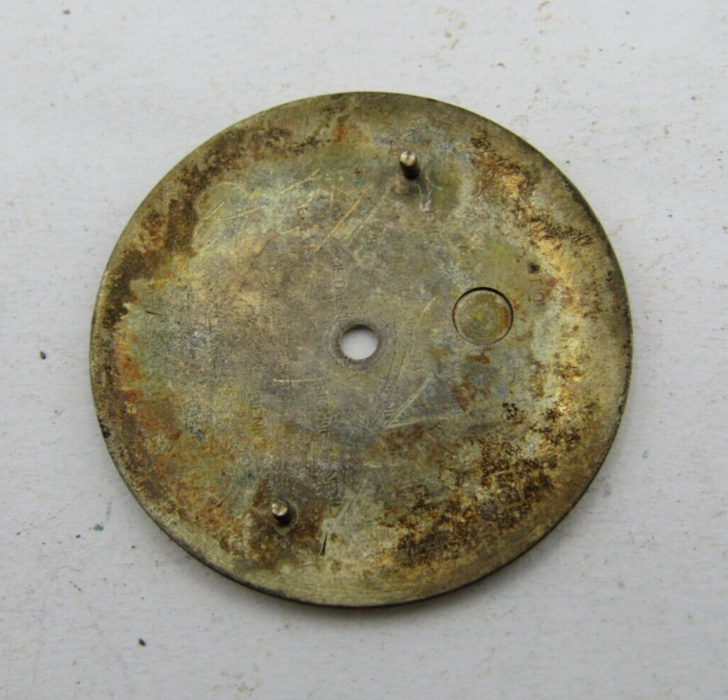 BULOVA SELF-WINDING WATCH DIAL FACE ONLY FOR PARTS/REPAIR/RESTORE P&R 22mm w28